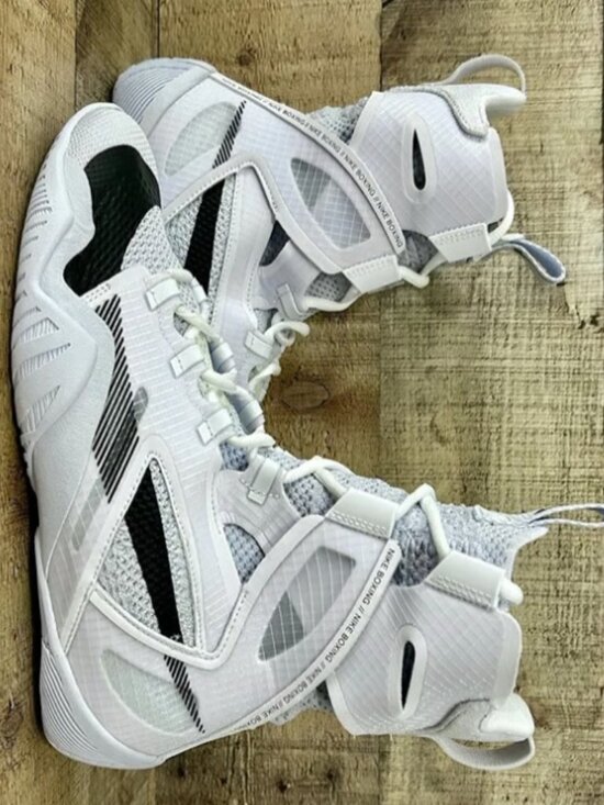 Nike HyperKO 2 Boxing Shoes Men’s Size 11 White/Black/Grey CI2953-100 NEW main image 5